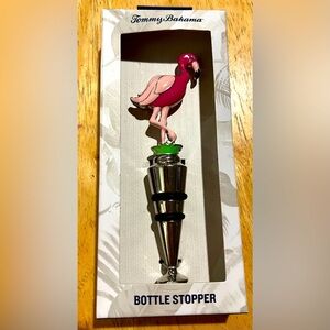 Tommy Bahama Pink Flamingo Wine Bottle Stopper Bar Accessories Beach
